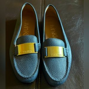 Calvin Klein navy flats